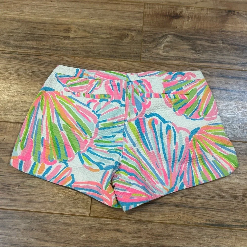 Lilly Pulitzer Women’s Size 2 Adie Shorts Resort White Shellabrate Print